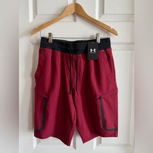 Under Armour Men's Burgundy Athletic Shorts